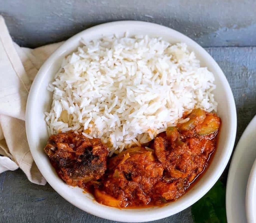 WHITE RICE AND PALMOIL STEW